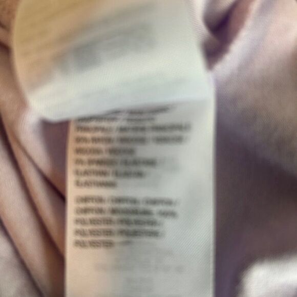 QVC Lavendar V-neck front & back with sheer floating back & strap tunic, size 3X - Picture 7 of 7